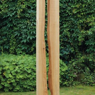 Balken II - gespaltene Kiefer - 2011 - 183 x 31 x 19 cm