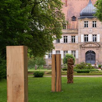 Drei halbe Kubikmeter Wald Variation I - Eiche Standort Schloss Dürrenmungenau - 2010