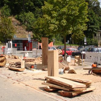 Bildhauerwerkstatt Schwarzenberg - Arbeitsplatz