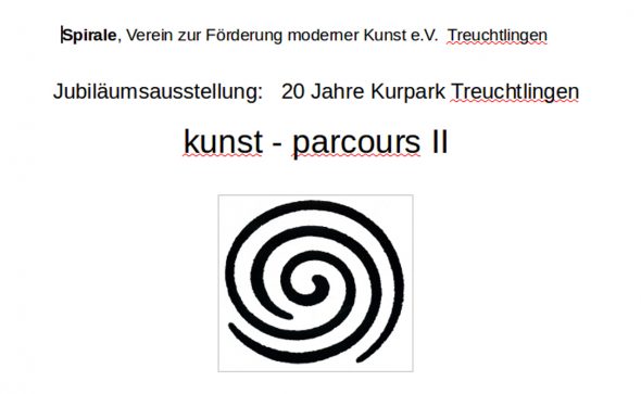 kunst - parcours im Kurpark Treuchtlingen